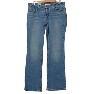 Levi's Women Jeans Superlow Rise Bootcut Blue Stretch Denim Western Boho NWT